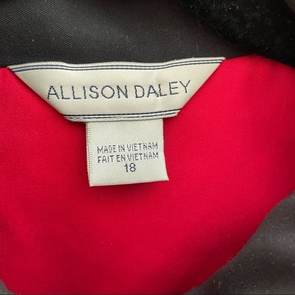 🎀 Allison Daley bomber style Jacket, Star detail and strips, Size 18 - Picture 4 of 9